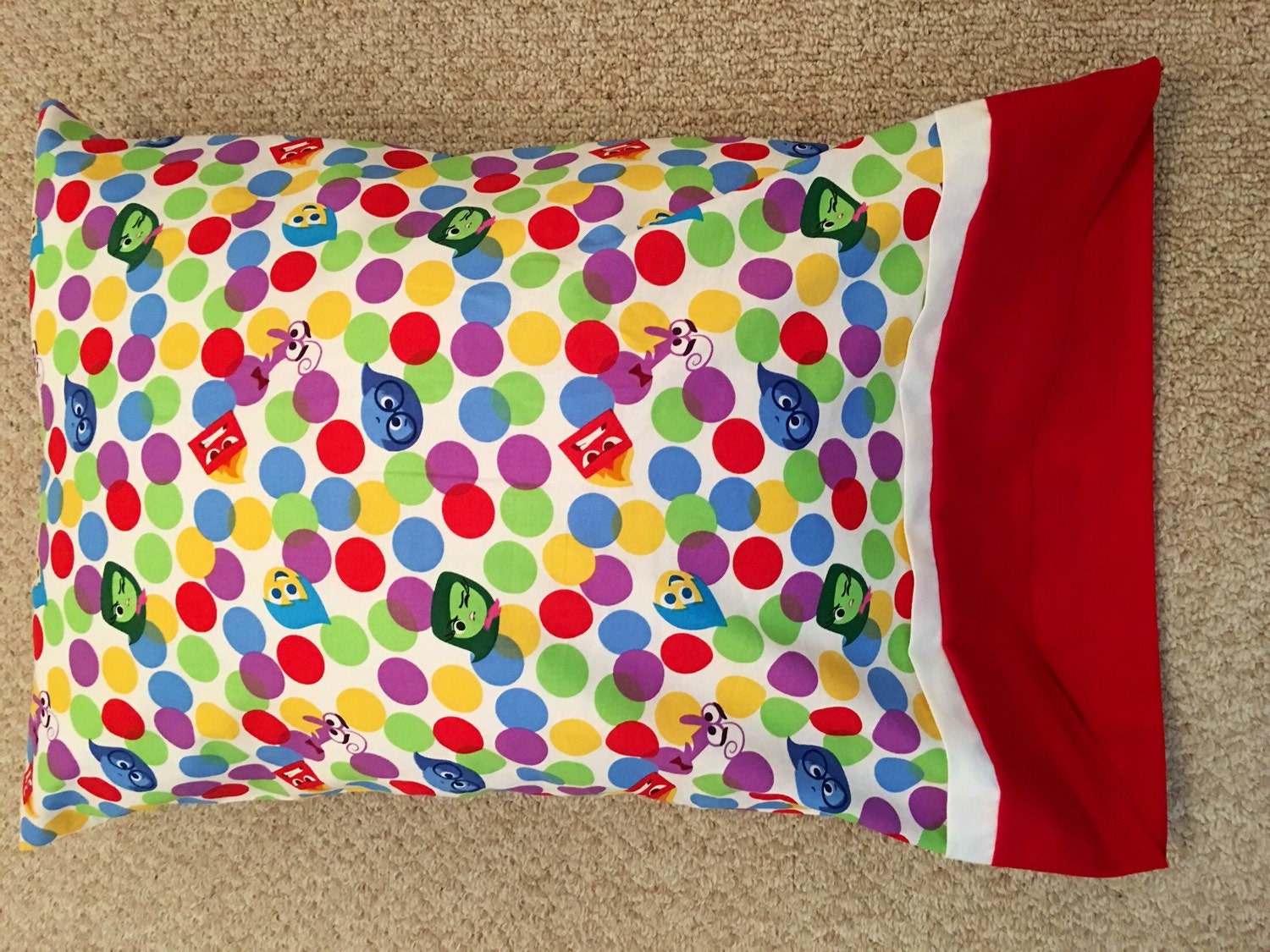 Decorated pillowcase two styles by GeeGeeGoGo on Etsy