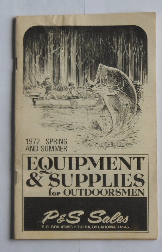 Vintage Camping Hunting Fishing Catalog 1972 Equipment