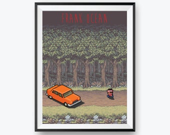 Frank Ocean Poster, nostalgia, ULTRA Alternative Cover, Printable Wall Art, Wall Decor, Digital Typography Poster Print, INSTANT DOWNLOAD