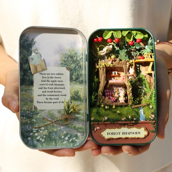 DIY do it yourself dollhouse miniatures craft kit rabbit