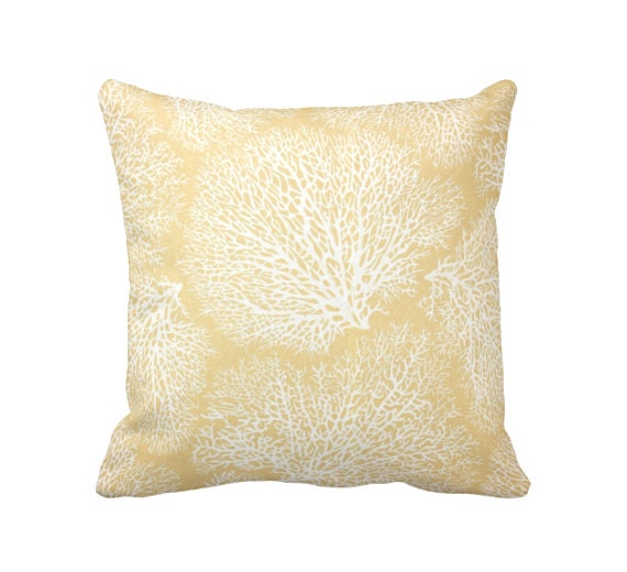 Yellow Throw Pillow Cover Yellow Pillow Cover Nautical Pillows