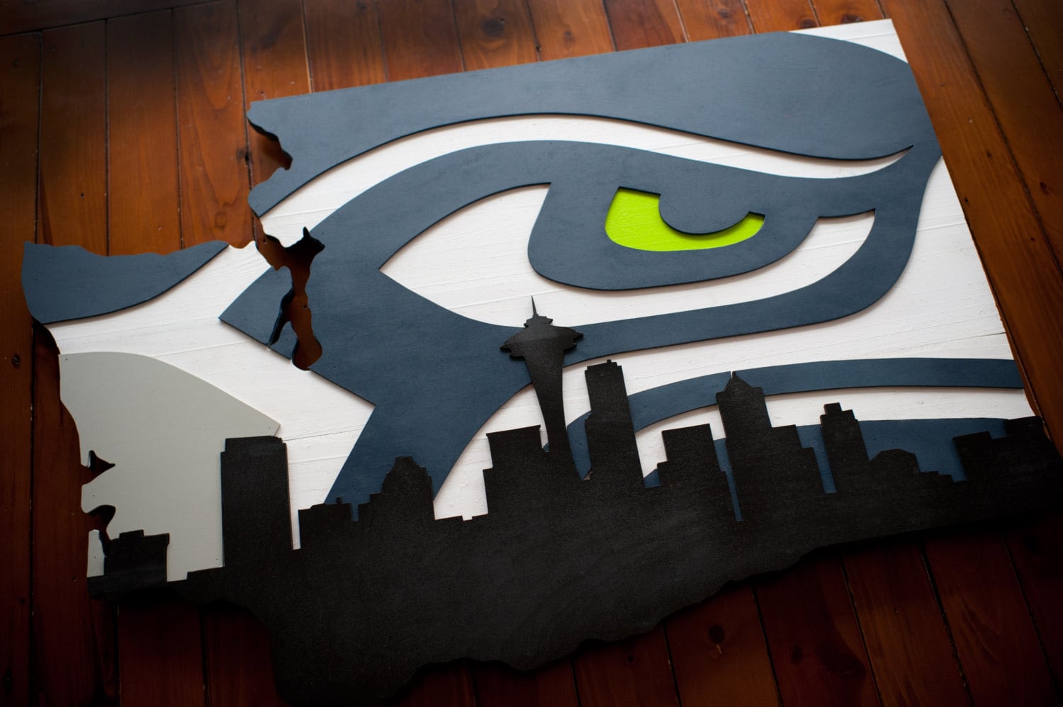 seattle seahawks wood flag seattle seahawk wooden flag washington skyline wall art - Seattle Home Decor seattle seahawks wood flag seattle seahawk wooden flag washington skyline wall art - Seattle Home Decor