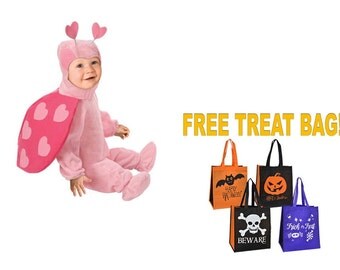 LOVEBUG Ladybug Infant's 0-9 months HALLOWEEN COSTUME Girl Child's With Free Treat Bag!