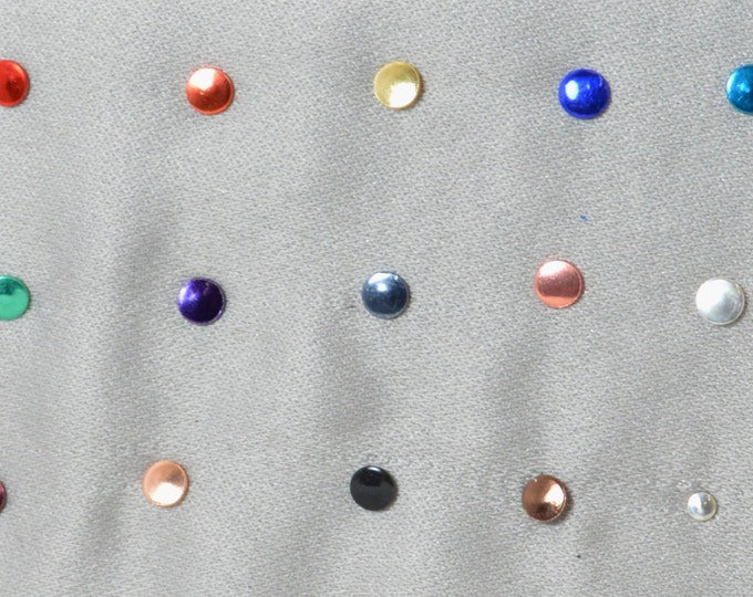 Red Circle Earrings, Sterling Silver Earrings, Silver Stud Earrings, Simple Silver Earrings, Red Earrings, Nano Ceramic Earring