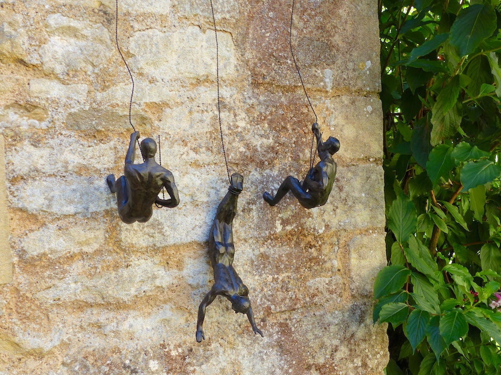 wall climbing figurines