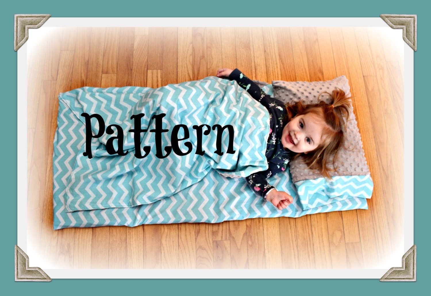 PDF Tutorial Nap Mat Cover with Attached Blanket and