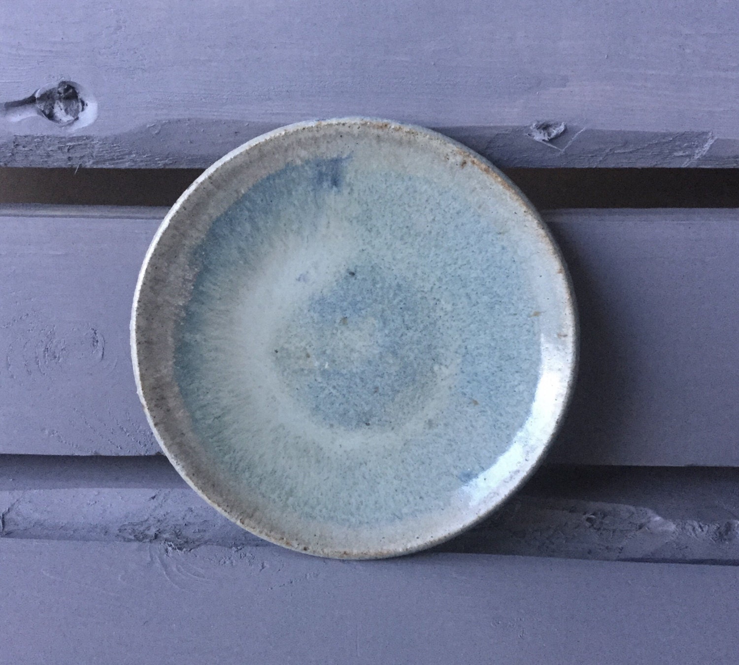 Small Saucer with Neutral Highlights