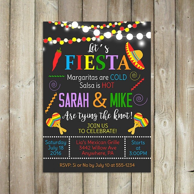 Fiesta Engagement Party Invitations 6