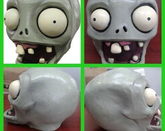 Plants vs Zombies Halloween Costume Mask - Child Size or Adult Size - Inspired Plants Vs Zombies Mask - Latex Mask