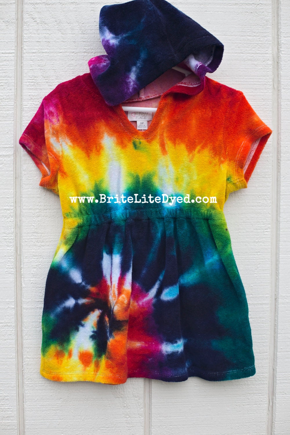 Tie Dye Girls Bathing Suit Cover Up 3TTiedye Baby