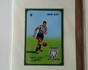 Original 1950s 'Goal' card Grimsby Town