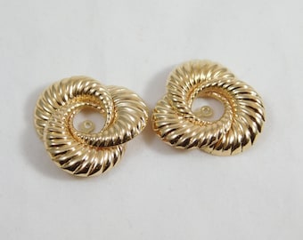 14kt Yellow Gold Sea Shell Earring Jackets