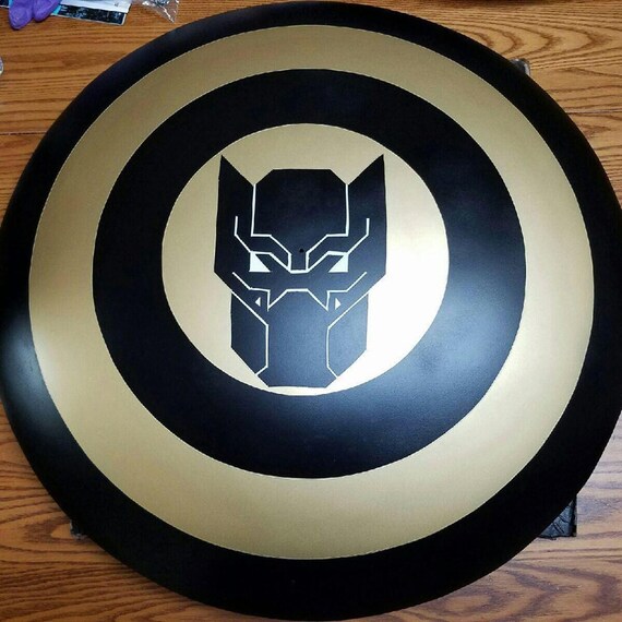 Real Steel Metal Black Panther Shield