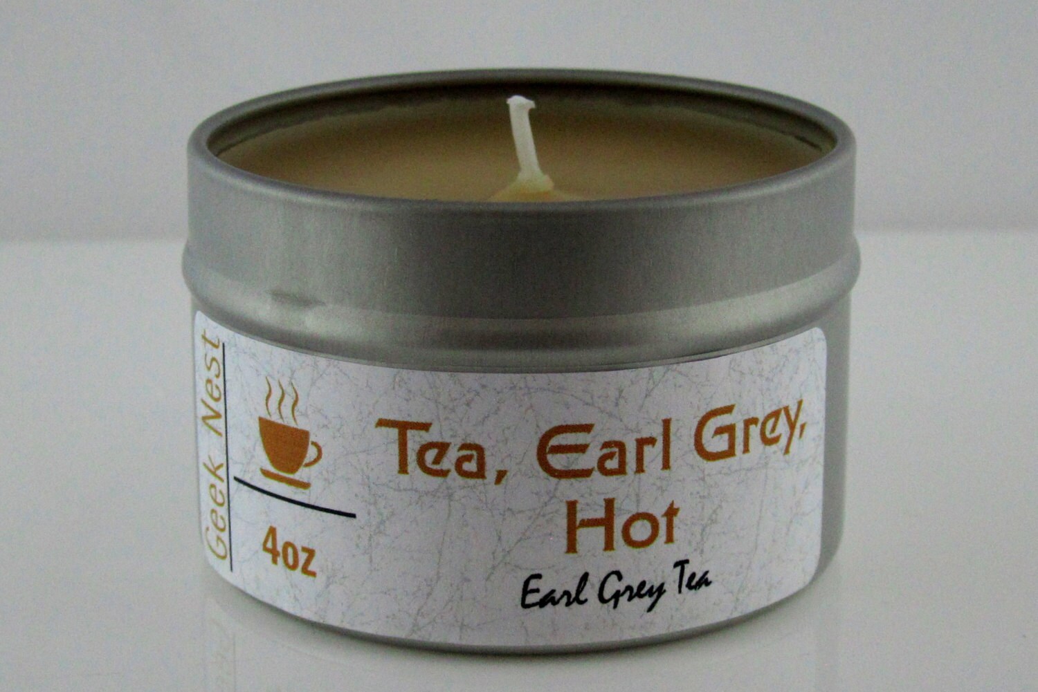 Star Trek Tea Earl Grey Hot 4 oz candle