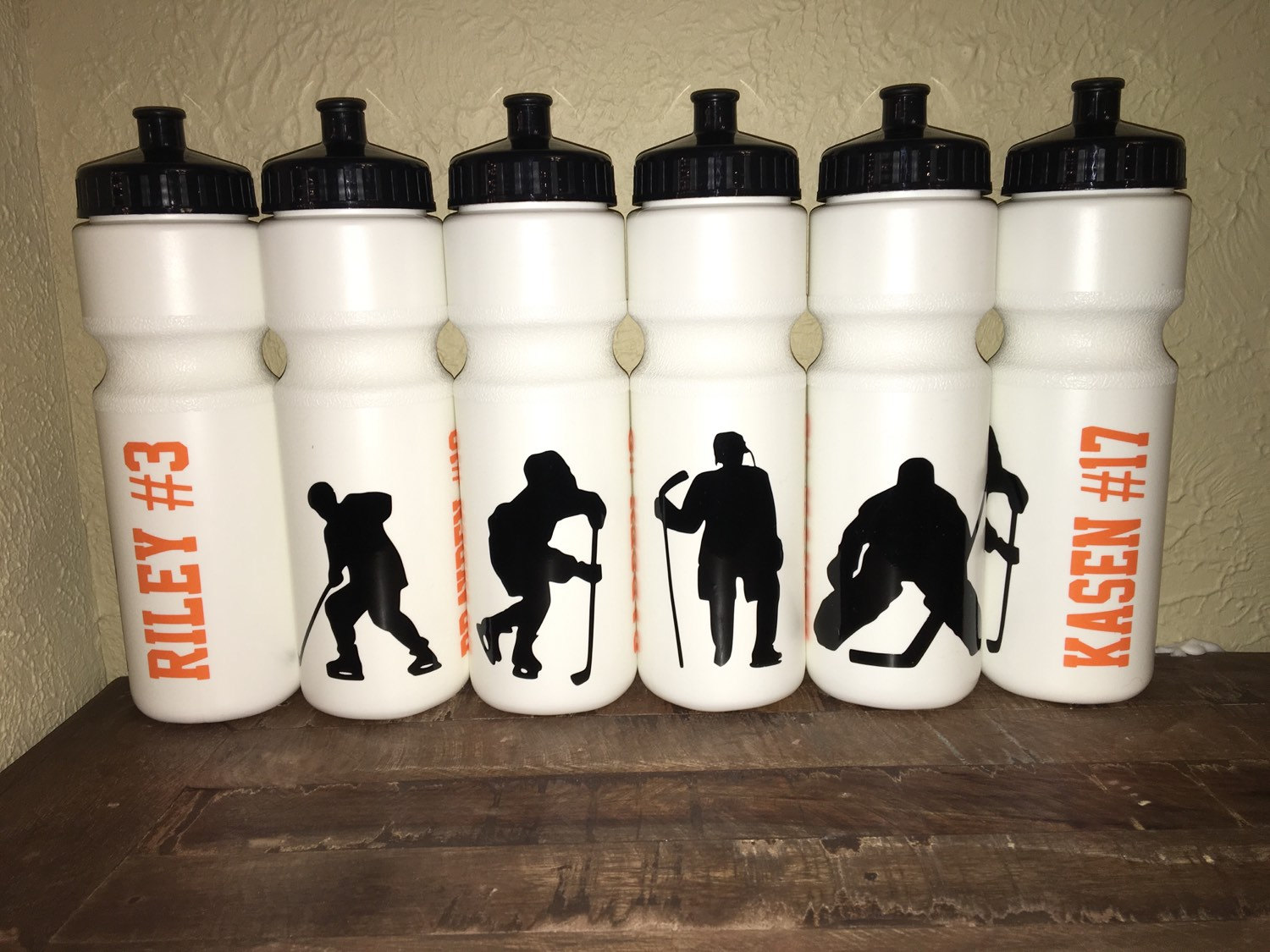 Personalized Hockey Team Water Bottle 28oz