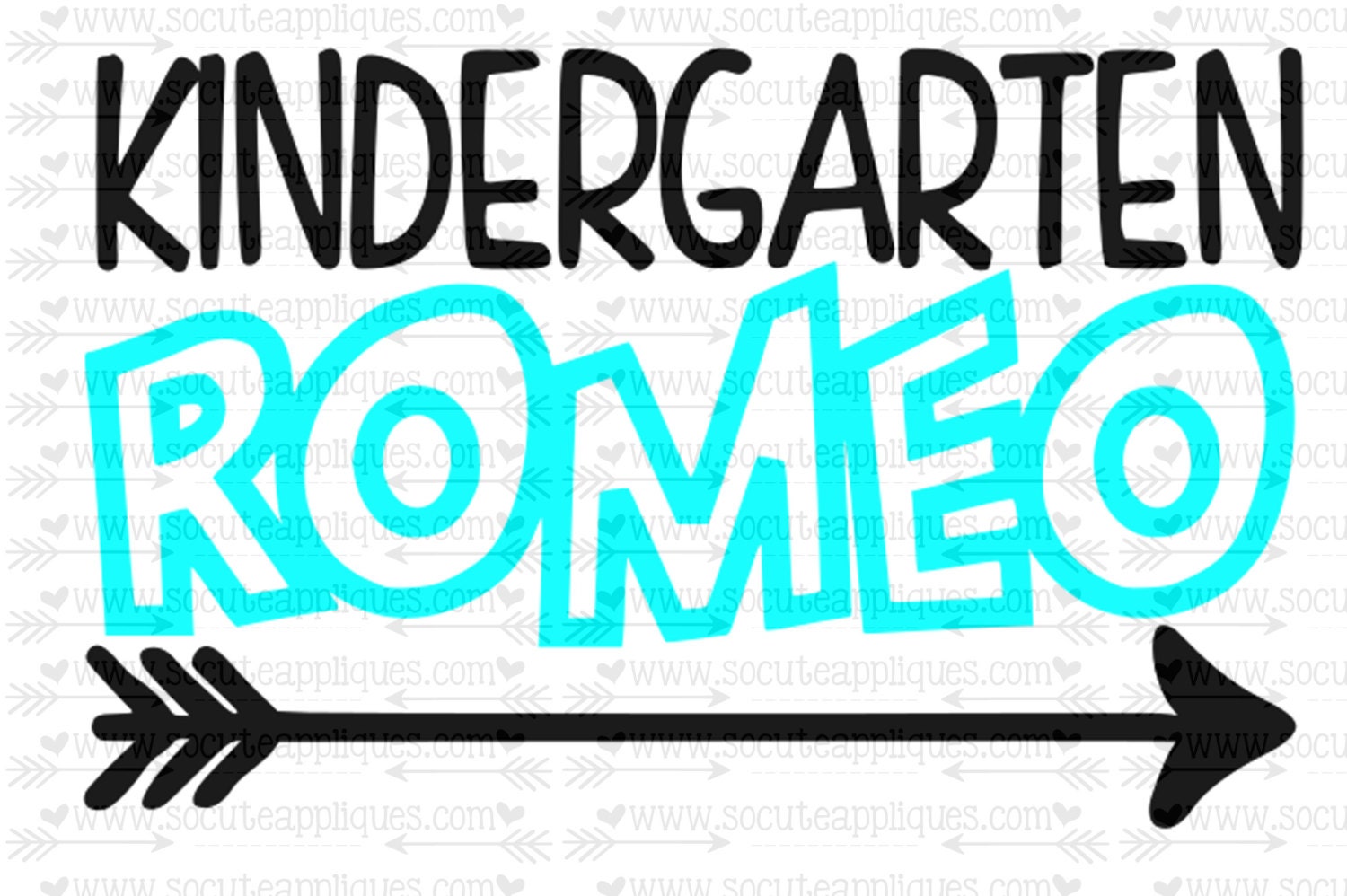 Download SVG DXF EPS Kindergarten Romeo arrow svg 1st day of school