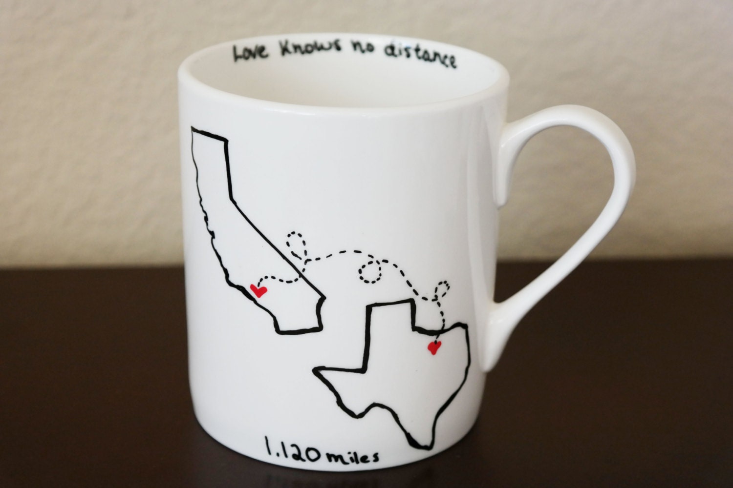 State To State Coffee Mug With Quote Gift For Best Friend