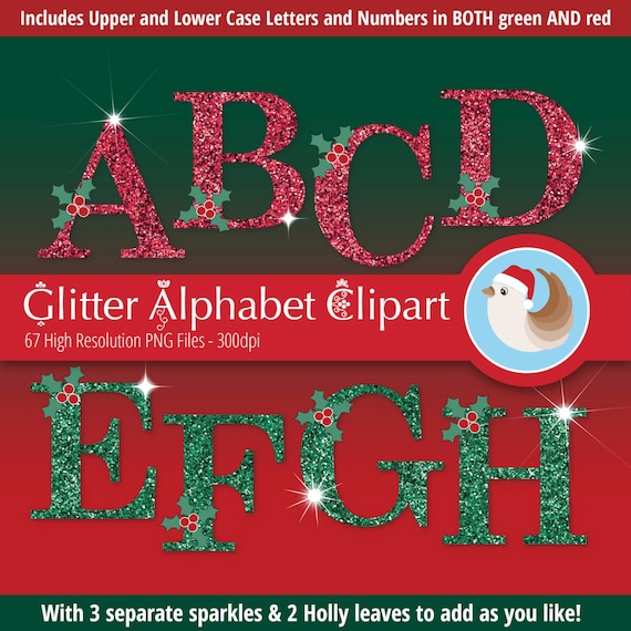 free glitter alphabet clipart - photo #48