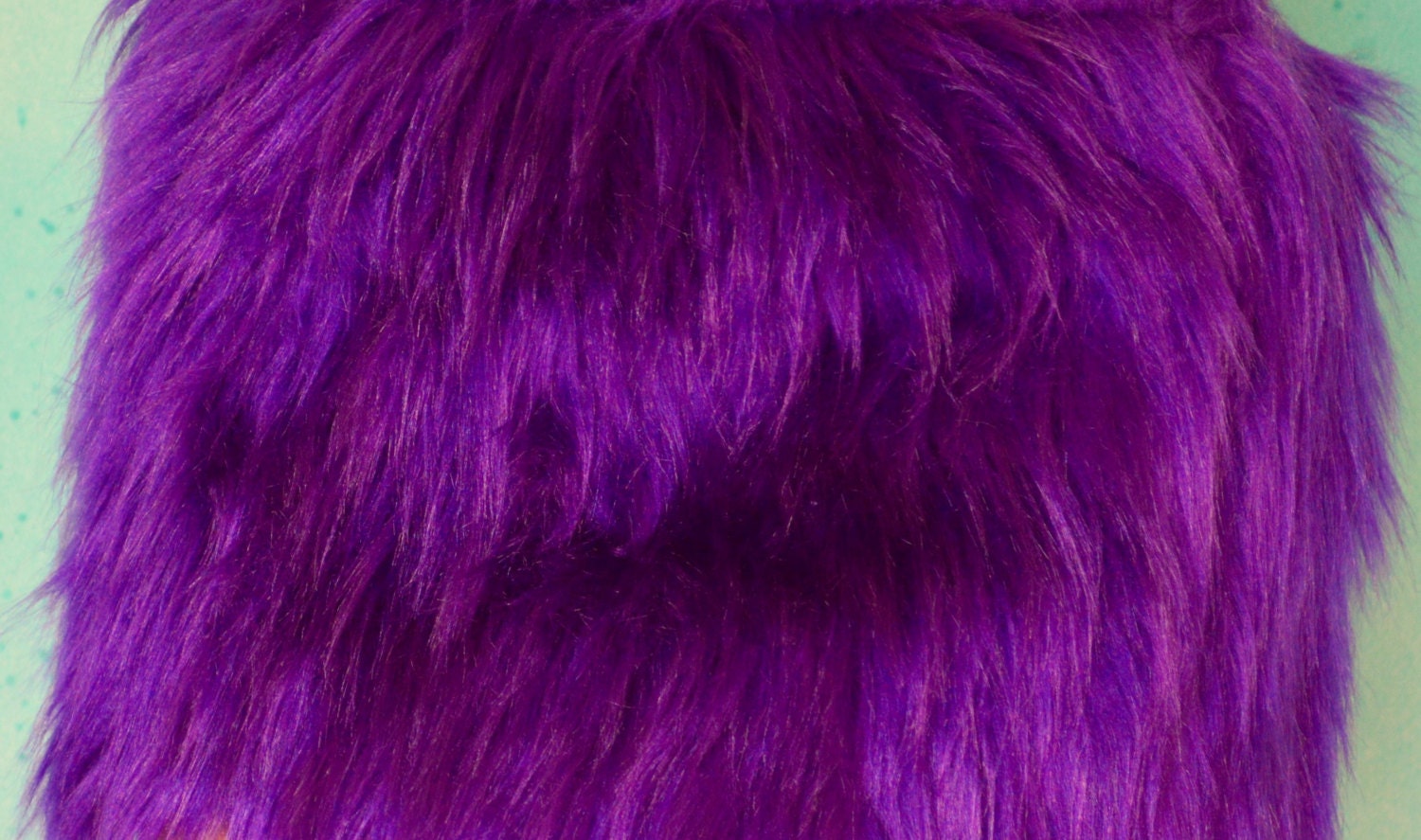 34 Yard Purple Faux Fur Fabric Free Shipping