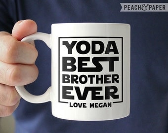 Personalized Brother Gift For Brother From Sister Best Brother Mug For Brother Coffee Mug Brother Christmas Gift For Brother Birthday Gift