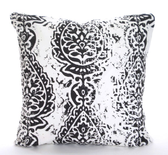 Black White Throw Pillow Covers Cushions Couch Pillows
