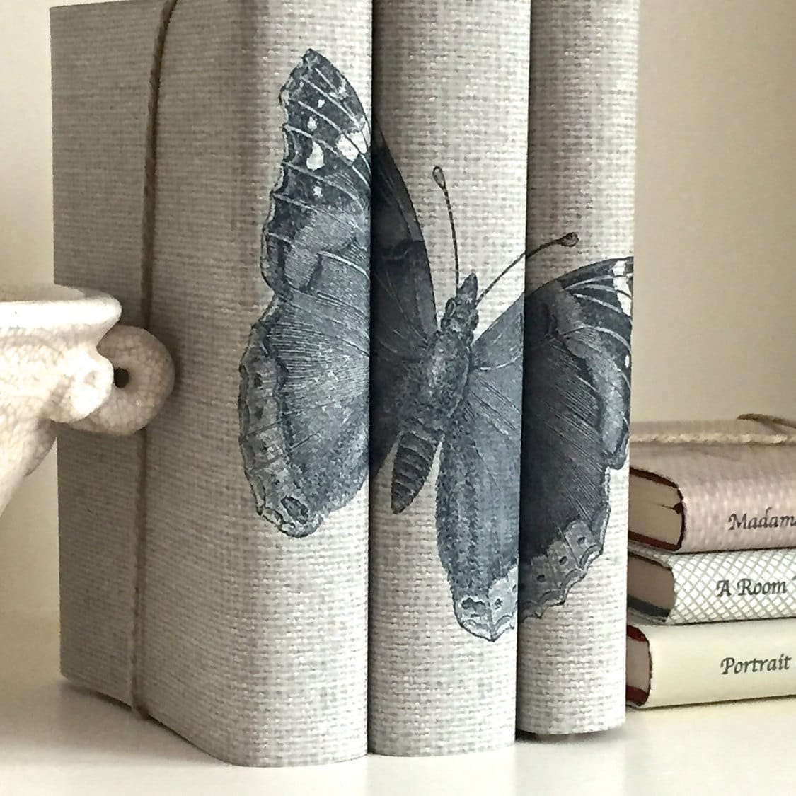 Uncategorized Book Decor butterfly book decor decorative books with custom