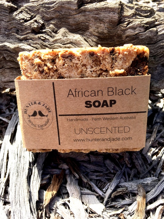 African Black Soap Handmade 100% Natural Perth by HunterandJade