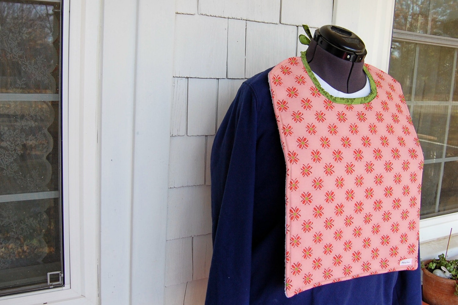 Handmade Bib Adult Bib Teen Bib Feeding Bib Bib for