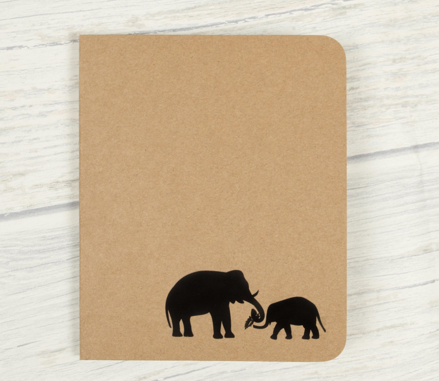 Elephant Notebook Notepad Travelers Notebook Cute Journals