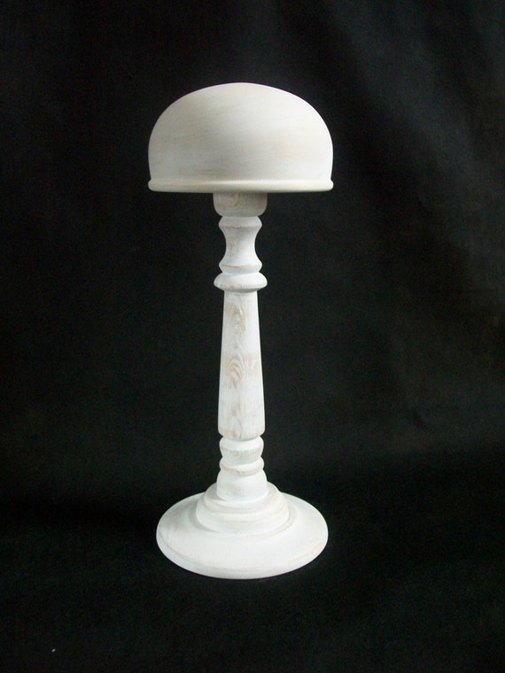 HAT / WIG Stand by TeaCupsAndCarving on Etsy