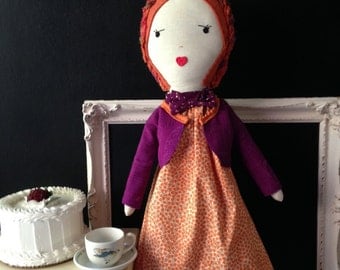 Rag Doll Handmade / Rag Doll / Cloth Doll / Fabric Dolls / Cloth Dolls Handmade/ Dolls / Spoon Ragdoll / Children's Toys / Stuffed Lovies