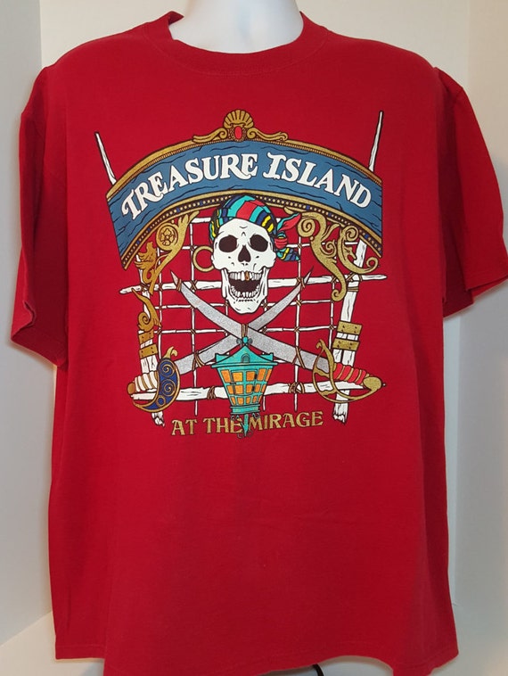 Vintage Treasure Island AT The Mirage Las Vegas Graphic T