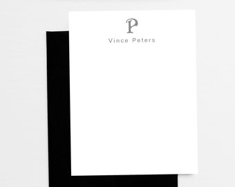 Mens Stationery Mens Monogram Stationery Mens Stationary Mens Personalized Stationery Monogram Note Cards Professional Stationary Mens Gifts