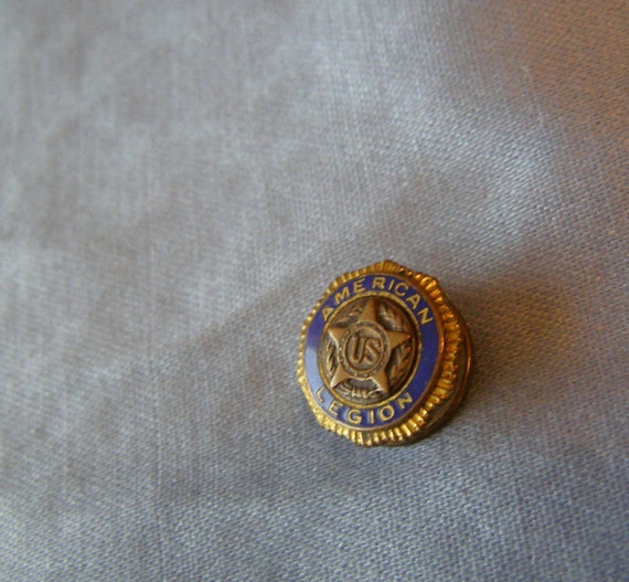 Items similar to Mid Century AMERICAN LEGION Member Screw-Back Hat Pin ...