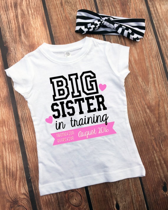 Big Sister in Training PERSONALIZED New Big Sister Big