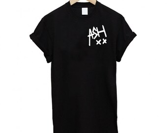 ASH XX Ashton Irwin Shirt 5 Seconds of Summer T Shirt Music band printed T-shirts 5SOS T-Shirt New