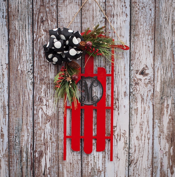 christmas sleigh door hanging wooden door decoration with christmas sleigh door hanging wooden door decoration with