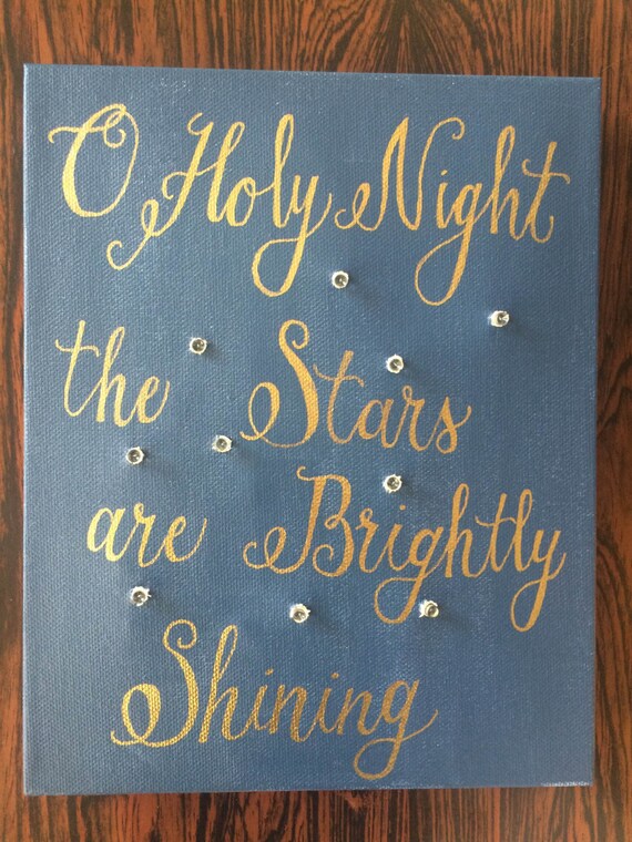 O Holy Night Lyrics Twinkle Light Christmas by SoulshinebyAnnie