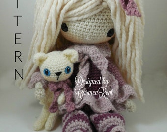 February - Amigurumi Doll Crochet Pattern