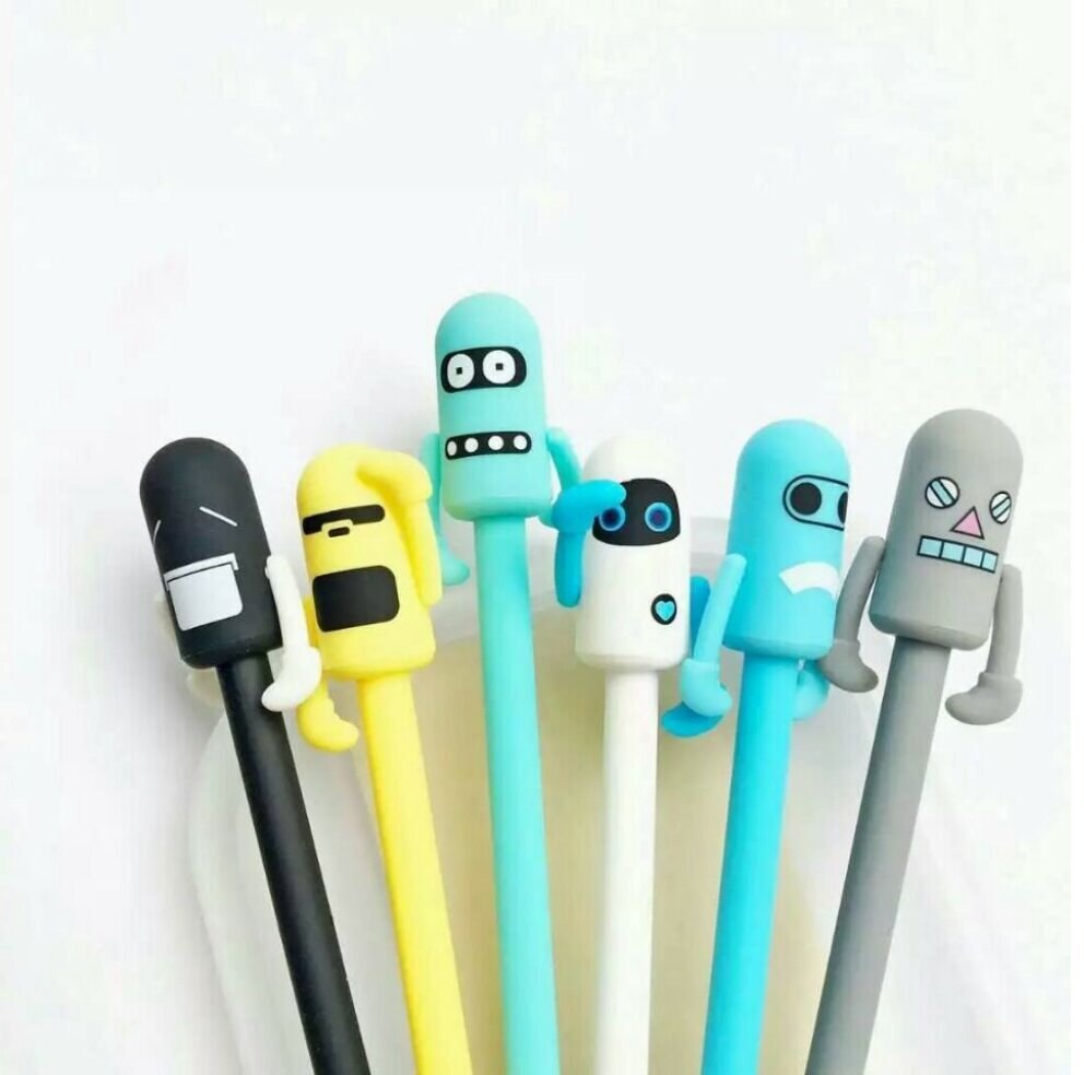 Robot Pens Fun Gift Party Favor Writing Buddy