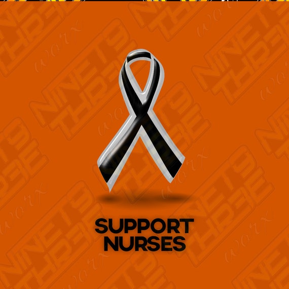 Items similar to Support Nurses Ribbon Decal Nurse Pride The Thin
