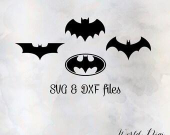 Batman SVG DXF cut files, Bat Cutting Files, Batman Cricut Svg files, Silhouette studio digital cut files, Iron On Batman cutting template