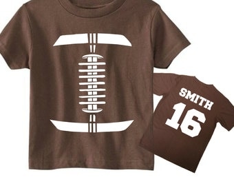 Toddler Football Shirt, Baby Boy Football Onesie, Toddler Boy Football Shirt, Custom Football Tshirts, Football Number Shirt For Kids