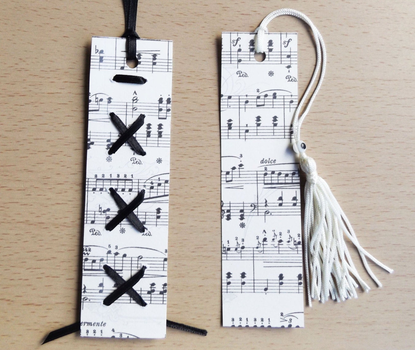 SALE: Music Bookmark Musical Bookmark Geeky Bookmark Laced