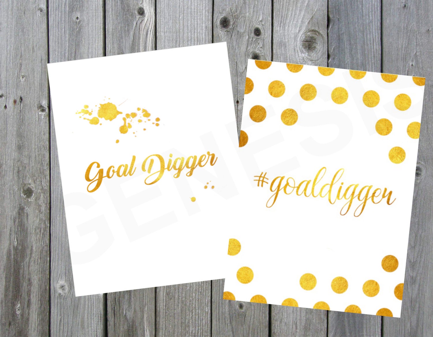 Goal Digger Binder Cover planner binder cover business