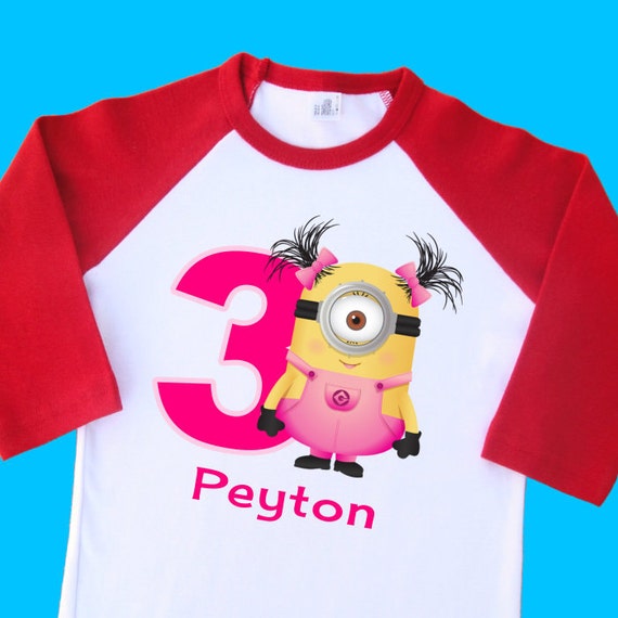 minions birthday t shirt