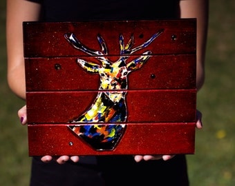 Deer Head, Wood Signs, Reclaimed Wood, Wall Art, Pallet Art, Wood Art, Deer Head Wall Mount, Wooden signs, Pallet sign, Home Decor,