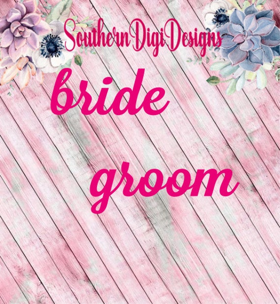 Download SVG File "Bride/Groom" Font 5 from SouthernDigiDesigns on ...