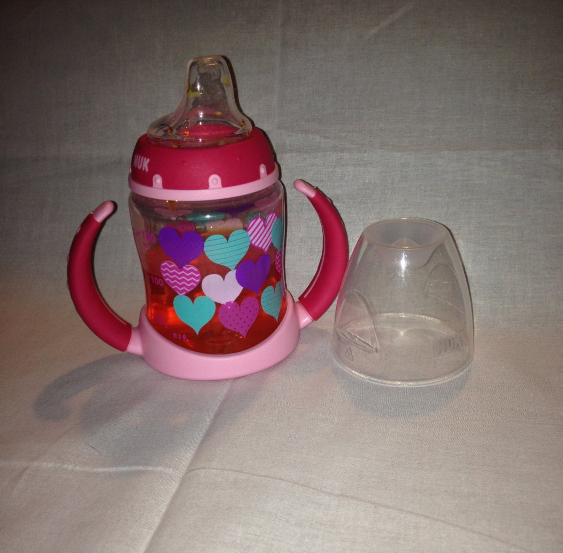 Reborn baby cup bottle faux apple juice by JojosdesignCreations