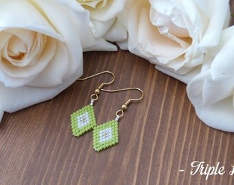 LEXIE Miyuki beads earrings